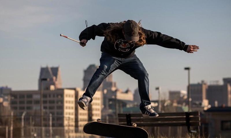 This Blind Skateboarder Has Serious Skills