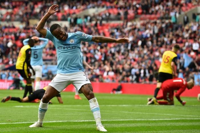 Raheem Sterling and his Manchester City team-mates who have joined up with the England squad help to instil a winning mentality to the other players after their domestic treble says central defender Harry Maguire