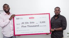 Mr. Stanley Anani (Effect Studios) and Mr. Nii Teiko Tackie (Winner)