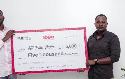 Mr. Stanley Anani (Effect Studios) and Mr. Nii Teiko Tackie (Winner)