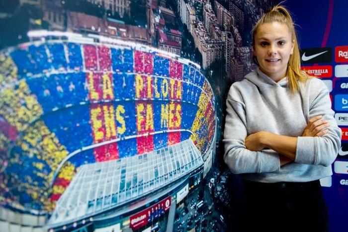 Dutch star Lieke Martens is hoping to fire Barcelona into the final of this season's women's Champions League