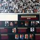 Pictures and names of journalists who were killed in 2018 while doing their job, are on display during the annual Journalist Memorial rededication ceremony at the Newseum on June 3, 2019