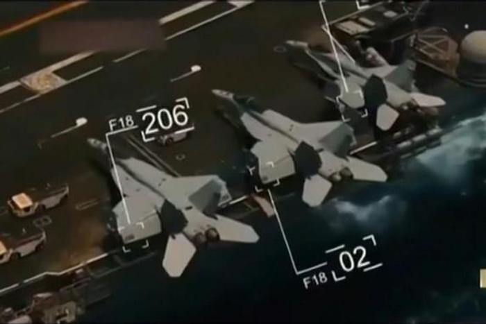Iran's Tasnim news agency said the footage was shot by a military drone