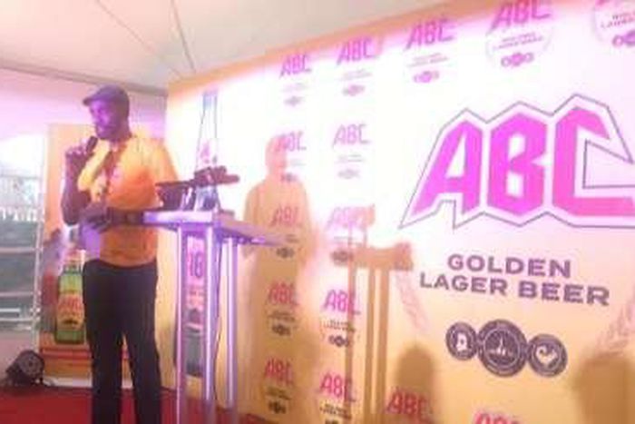 ABC Golden Lager beer