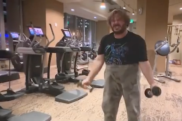 Jack Black Nailed Chris Hemsworth's Workout