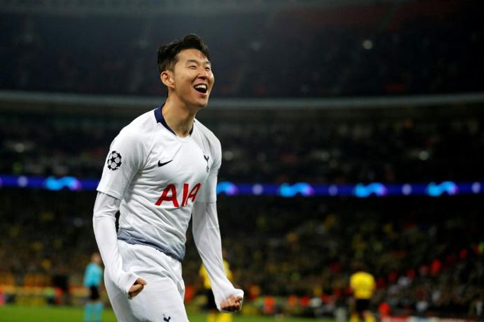 Son Heung-min scored his 11th goal in 11 games for Tottenham