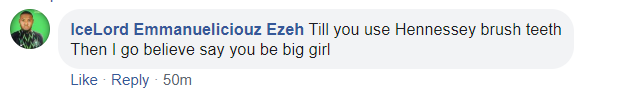 Facebook comment