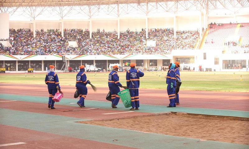 Zoomlion cleans Tamale stadium after Independence Day celebrations