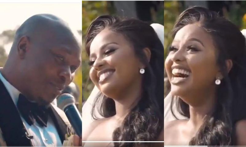 Man’s passionate wedding vow that melted down his bride goes viral