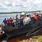 Boat transport is common in the DR Congo and accidents are frequent