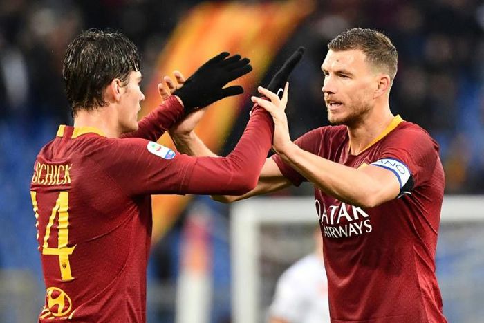 AS Roma forward Edin Dzeko scored his third goal in as many league matches
