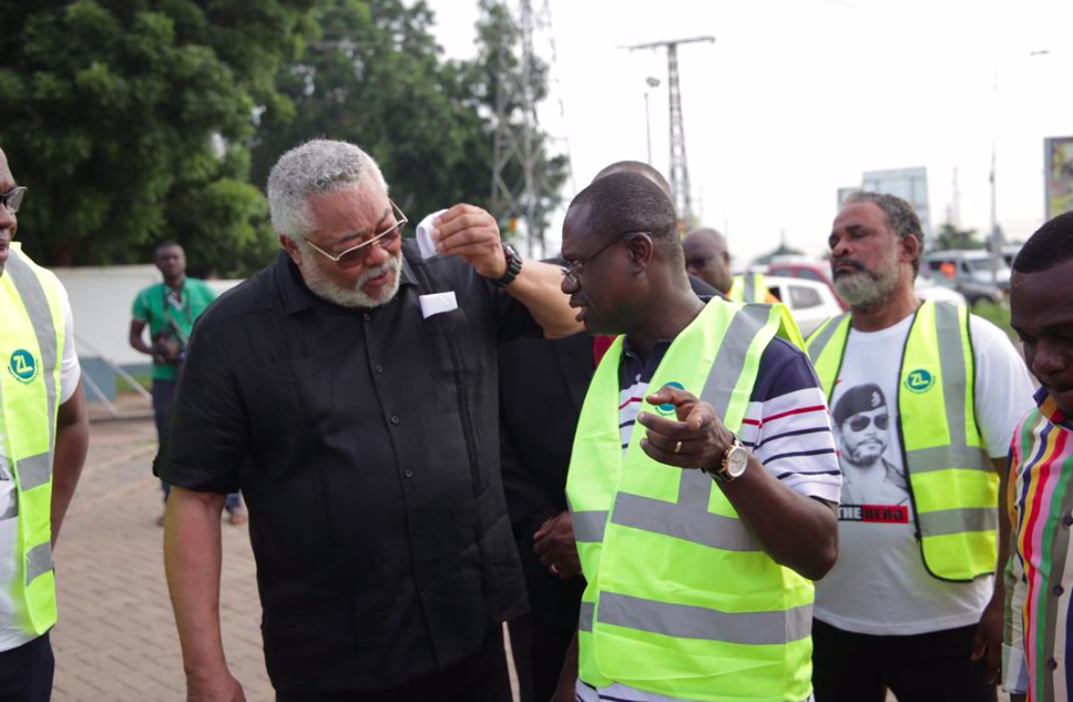 Jerry John Rawlings and CEO of Zoomlion, Dr. Siaw Agyapong