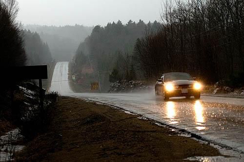 Driving in the rain