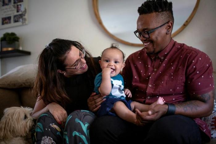 Cheryl, 31, (L) and Mpho Mojapelo, 35, (R) represent exceptions to the norm as a white woman married to a black man in South Africa