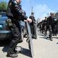 Several hundred Ukrainian National Guardsmen were deployed to put down the prisoners' riot