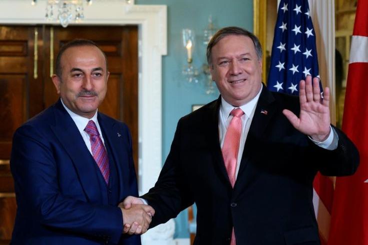 Turkey has disputed the US account of US Secretary of State Mike Pompeo's meeting with Turkish Foreign Minister Mevlut Cavusoglu