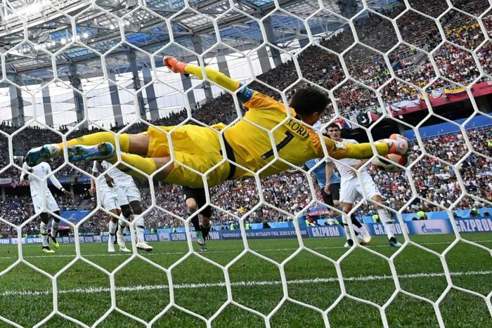 The Nizhny Novgorod stadium was the venue for France's World Cup quarter-final win against Uruguay