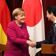 German Chancellor Angela Merkel held talks with Japanese Prime Minister Shinzo Abe during her visit to Tokyo