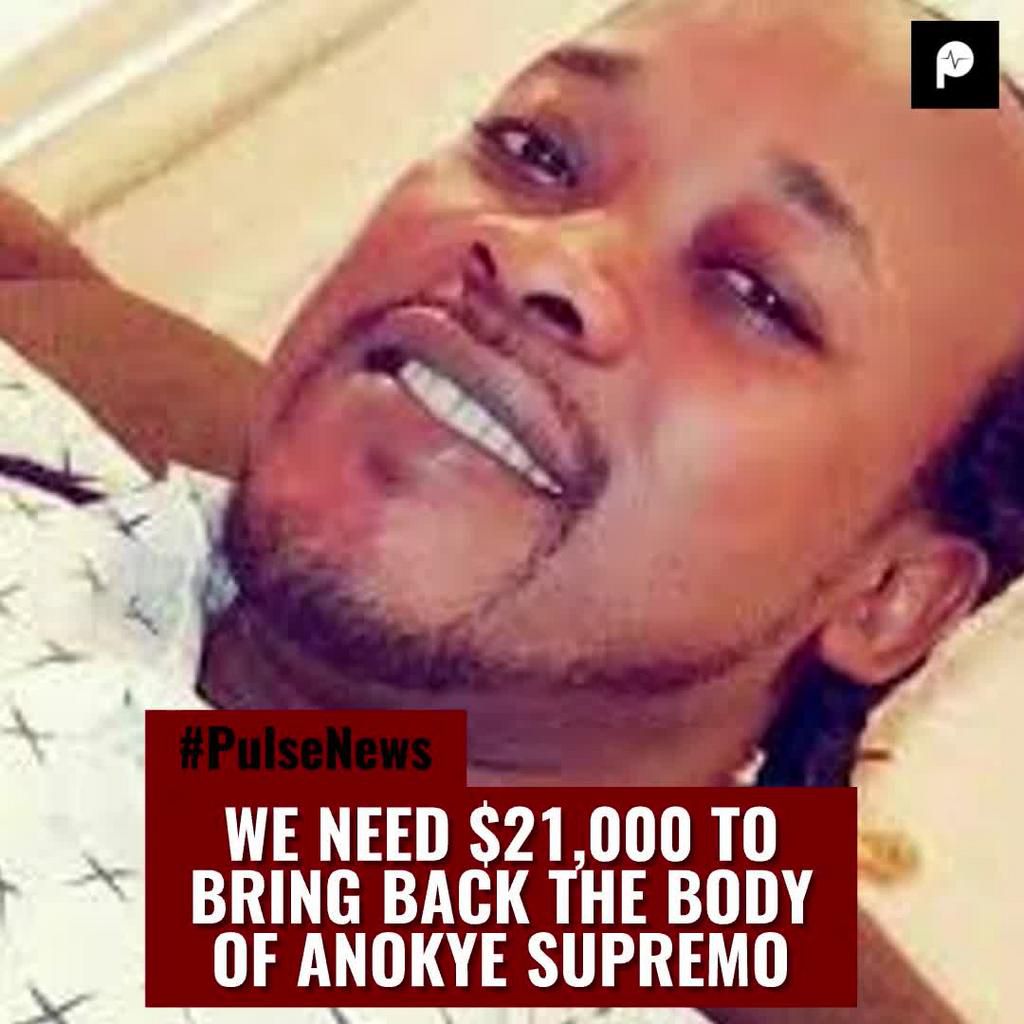 The family of Anokye Supremo need $21,000 to bring his body home