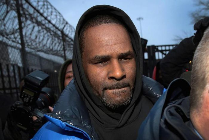 R. Kelly leaves Cook County jail in Chicago last month after being charged with aggravated criminal sexual abuse