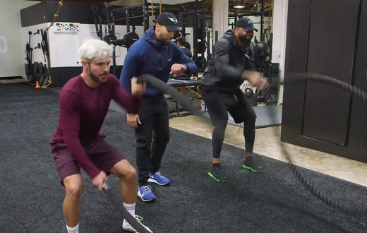 Zac Efron Tries Training Like an NFLer
