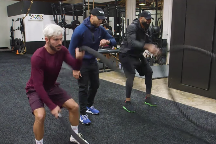 Zac Efron Tries Training Like an NFLer