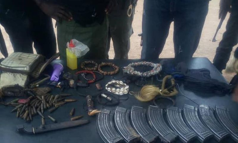Charms, ammunition recovered from kidnappers