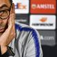 Uncertain future: Chelsea manager Maurizio Sarri is to seek assurances if the club are "happy" with his work