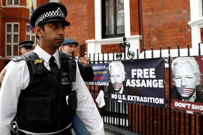 The United States has slapped 18 charges against Wikileaks founder Julian Assange, who had been hiding in London's Ecuadorian embassy for seven years until his arrest in April