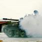 This grab obtained from a video published on the Libyan strongman Khalifa Haftar's self-proclaimed Libyan National Army (LNA) War Information Division's Facebook page on April 24, 2019, shows smoke around a tank reportedly during clashes with forces lo...