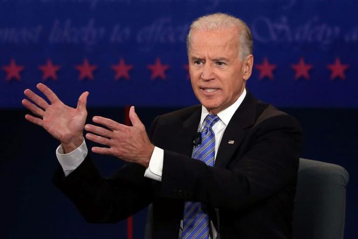 Joe Biden has set himself apart from most of the sprawling Democratic field by opting for a strategy of full-on confrontation with President Donald Trump