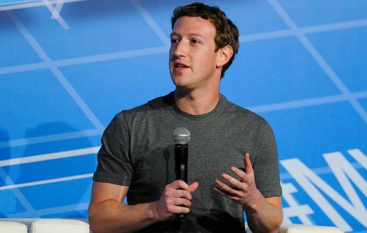 BARCELONA, SPAIN - FEBRUARY 24: Co-Founder, Chairman and CEO of Facebook Mark Zuckerberg speaks during his keynote conference as part of the first day of the Mobile World Congress 2014 at the Fira Gran Via complex on February 24, 2014 in Barcelona, Spa...