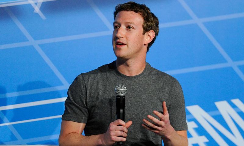 BARCELONA, SPAIN - FEBRUARY 24: Co-Founder, Chairman and CEO of Facebook Mark Zuckerberg speaks during his keynote conference as part of the first day of the Mobile World Congress 2014 at the Fira Gran Via complex on February 24, 2014 in Barcelona, Spa...
