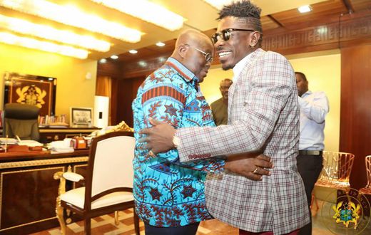 Nana Akufo-Addo and Shatta Wale