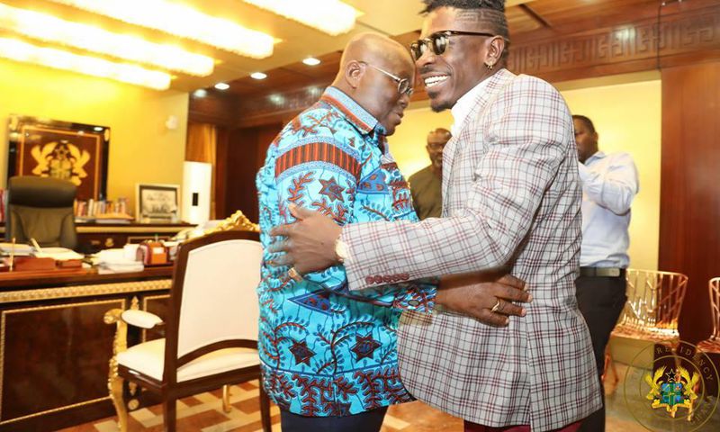 Nana Akufo-Addo and Shatta Wale