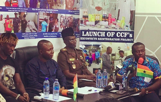 Christian Astu donates to Ex-convicts Reintegration Project