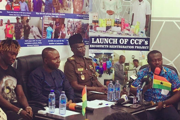 Christian Astu donates to Ex-convicts Reintegration Project