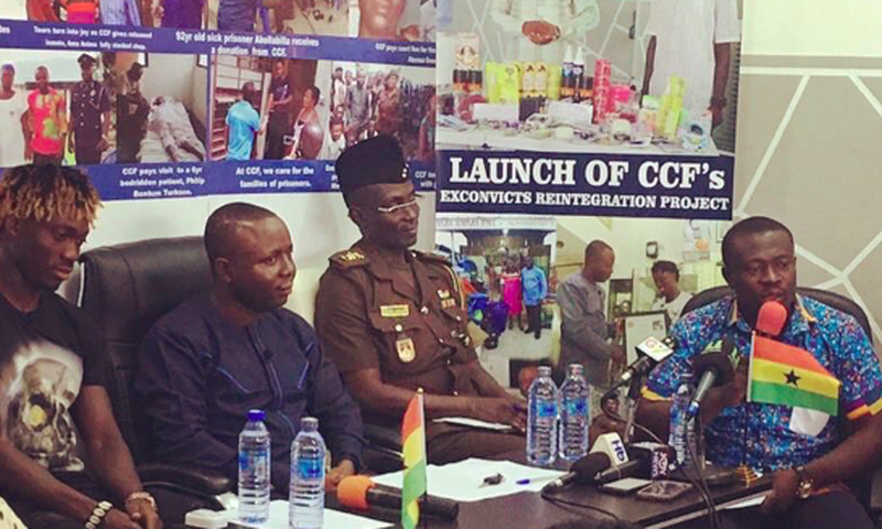 Christian Astu donates to Ex-convicts Reintegration Project