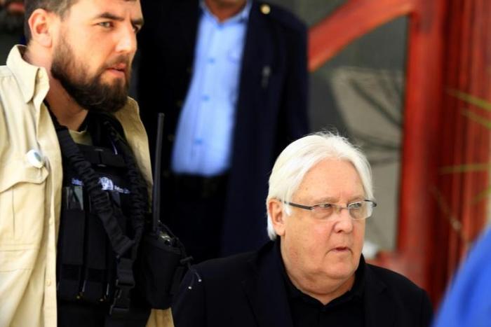 UN envoy Martin Griffiths was in rebel-held Sanaa last week to push the Huthis to agree to a redeployment of forces in Hodeida