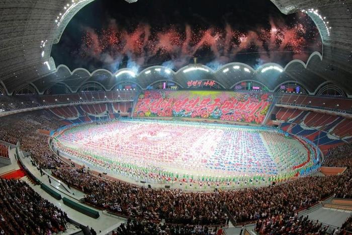 The Mass Games are one of the world's biggest performances and are tightly choreographed with months of practice, but leader Kim Jong Un was not impressed