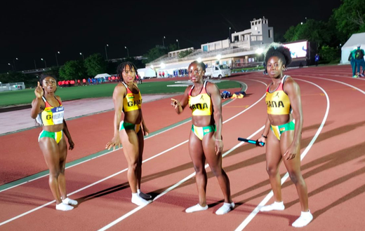 Ghana’s female 4x100m relay team