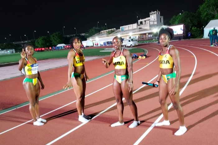 Ghana’s female 4x100m relay team
