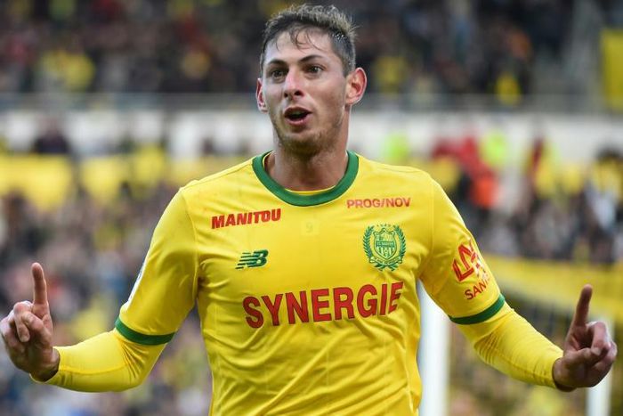 Emiliano Sala in action for Nantes -- the Argentine died in a plane crash shortly after signing for Cardiff City in January