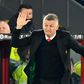 Intense focus: Manchester United caretaker manager Ole Gunnar Solskjaer makes his feelings known during a 3-1 win away to Crystal Palace