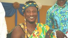 Asamoah Gyan enstooled as chief