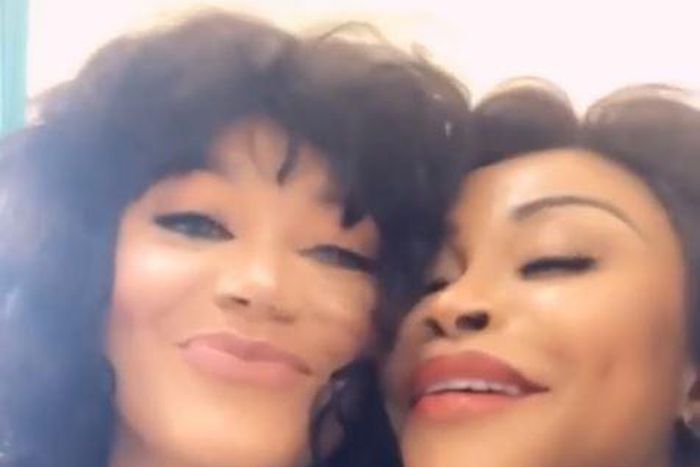 Stephanie Benson and Nadia Buari