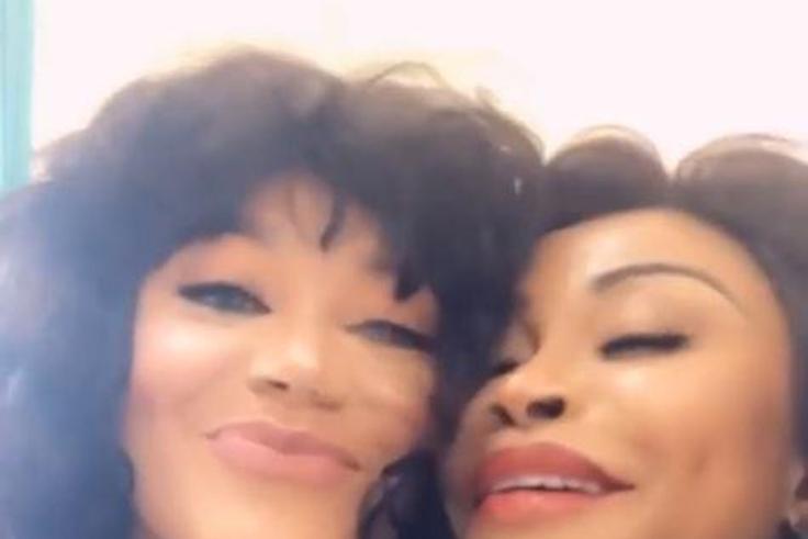 Stephanie Benson and Nadia Buari