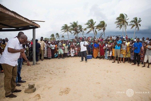 Mahama was in Jamestown and Chorkor as part of his Greater Accra tour