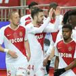 Cesc Fabregas celebrates first goal for Monaco