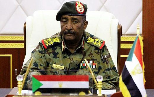 Lieutenant General Abdel Fattah al-Burhan, the chief of Sudan's ruling military council